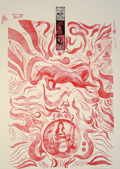 S/T. Litografía a color. 76 x 56 cm. 2010.